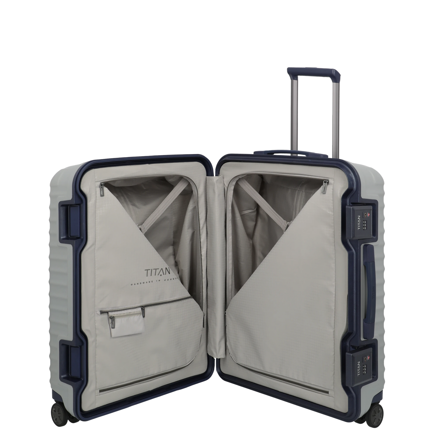 LITRON Valise Trolley FRAME M Rigide en Polycarbonate Léger avec Serrure TSA Monobloc - Bagage soute 84L