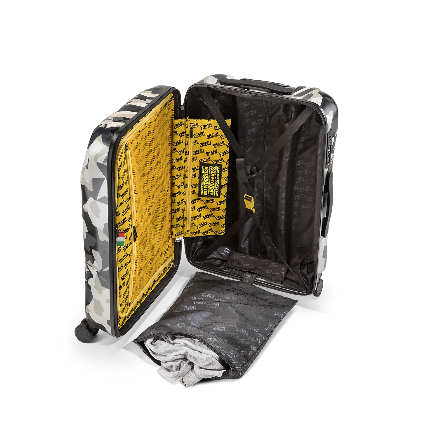 CRASH BAGGAGE ICON medium dented suitcase