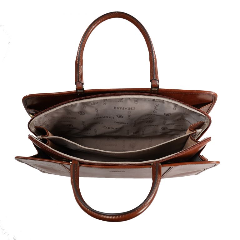 Chiarugi LEATHER work briefcase for documents
