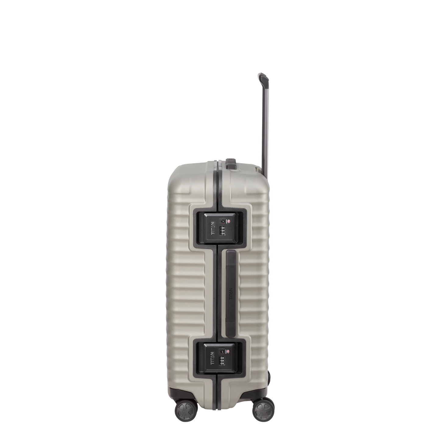 LITRON Valise Trolley FRAME M Rigide en Polycarbonate Léger avec Serrure TSA Monobloc - Bagage soute 84L