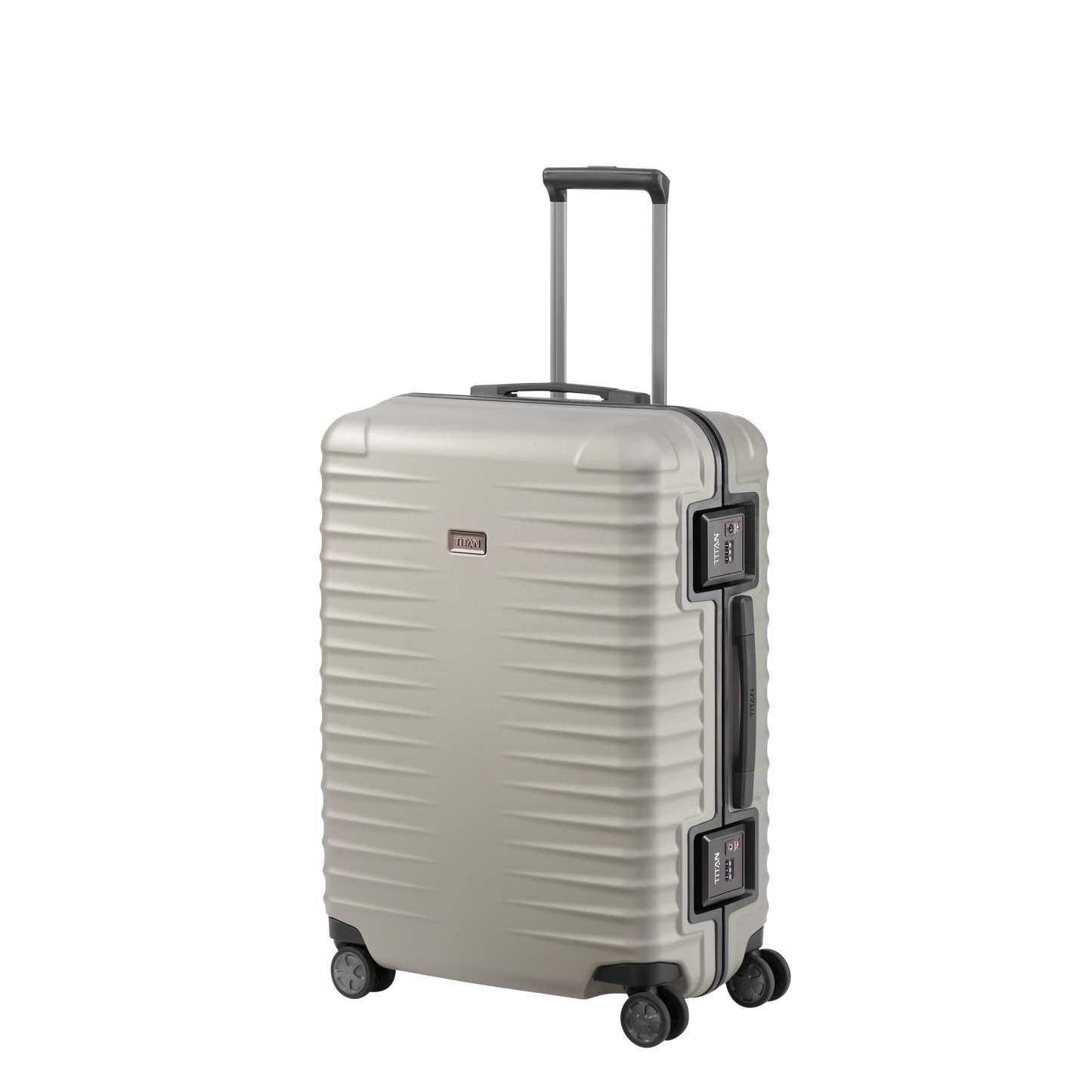 LITRON Valise Trolley FRAME M Rigide en Polycarbonate Léger avec Serrure TSA Monobloc - Bagage soute 84L
