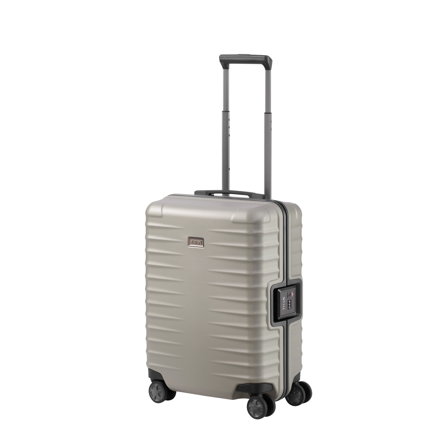 Lightweight Hand Luggage LITRON Trolley FRAME S - Polycarbonate with TSA Monobloc Lock