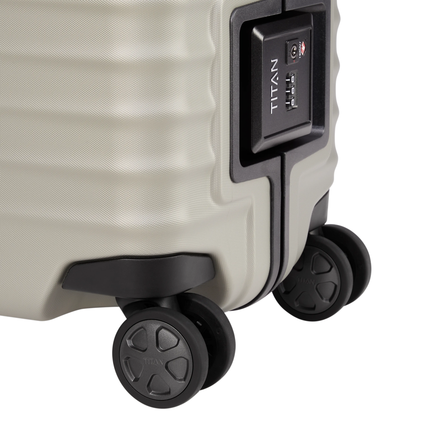 LITRON Trolley L Hard Shell Suitcase in Lightweight Polycarbonate with Monobloc TSA Lock - Large Hold Luggage 101L