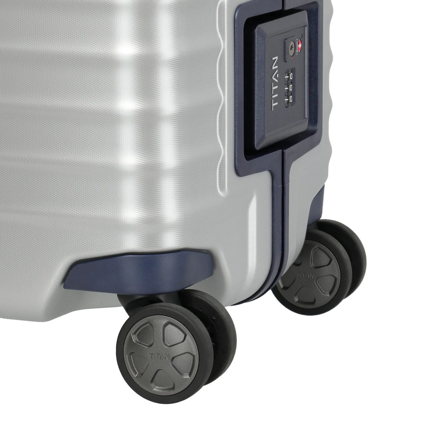 LITRON Trolley L Hard Shell Suitcase in Lightweight Polycarbonate with Monobloc TSA Lock - Large Hold Luggage 101L