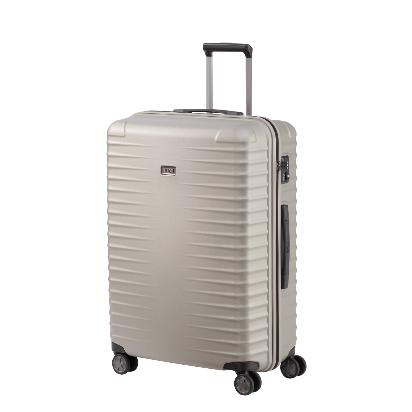 LITRON Trolley L Hard Shell Suitcase in Lightweight Polycarbonate with TSA Lock - Large 100L Hold Luggage