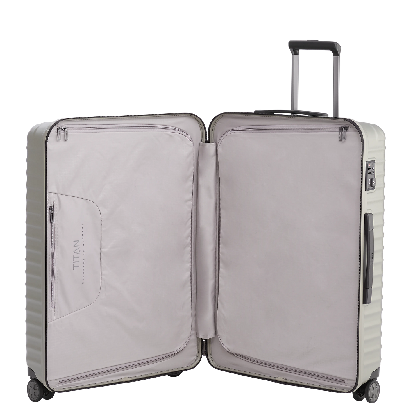 LITRON Trolley L Hard Shell Suitcase in Lightweight Polycarbonate with TSA Lock - Large 100L Hold Luggage