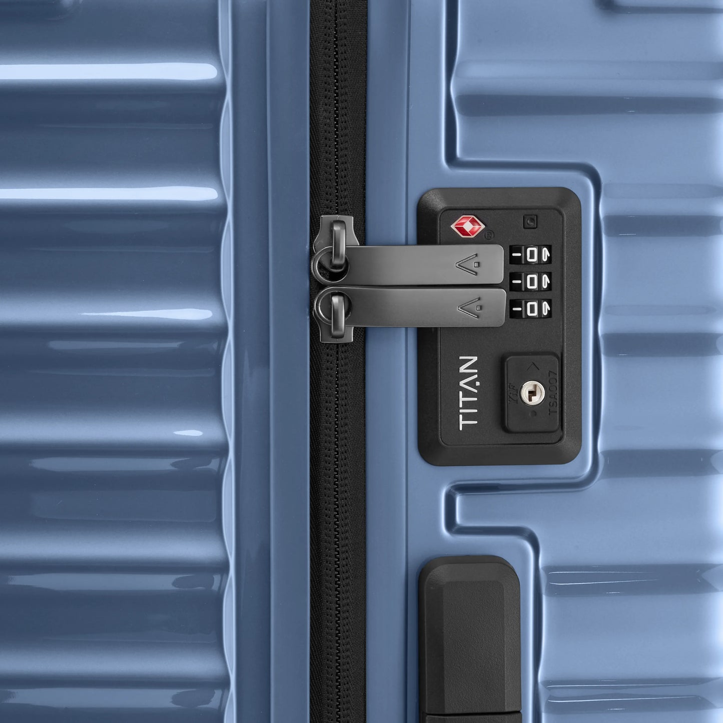 LITRON Trolley L Hard Shell Suitcase in Lightweight Polycarbonate with TSA Lock - Large 100L Hold Luggage