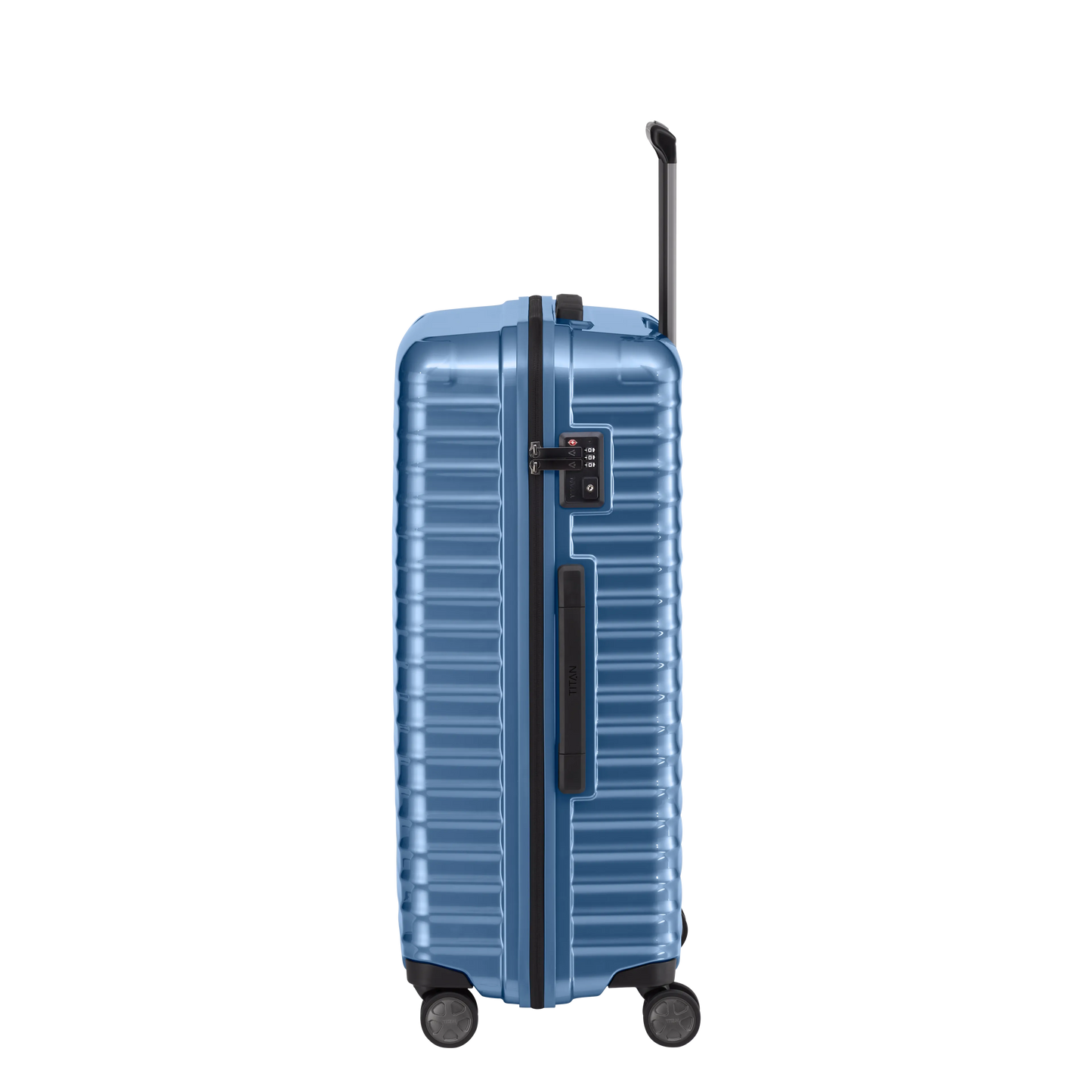 LITRON Trolley L Hard Shell Suitcase in Lightweight Polycarbonate with TSA Lock - Large 100L Hold Luggage