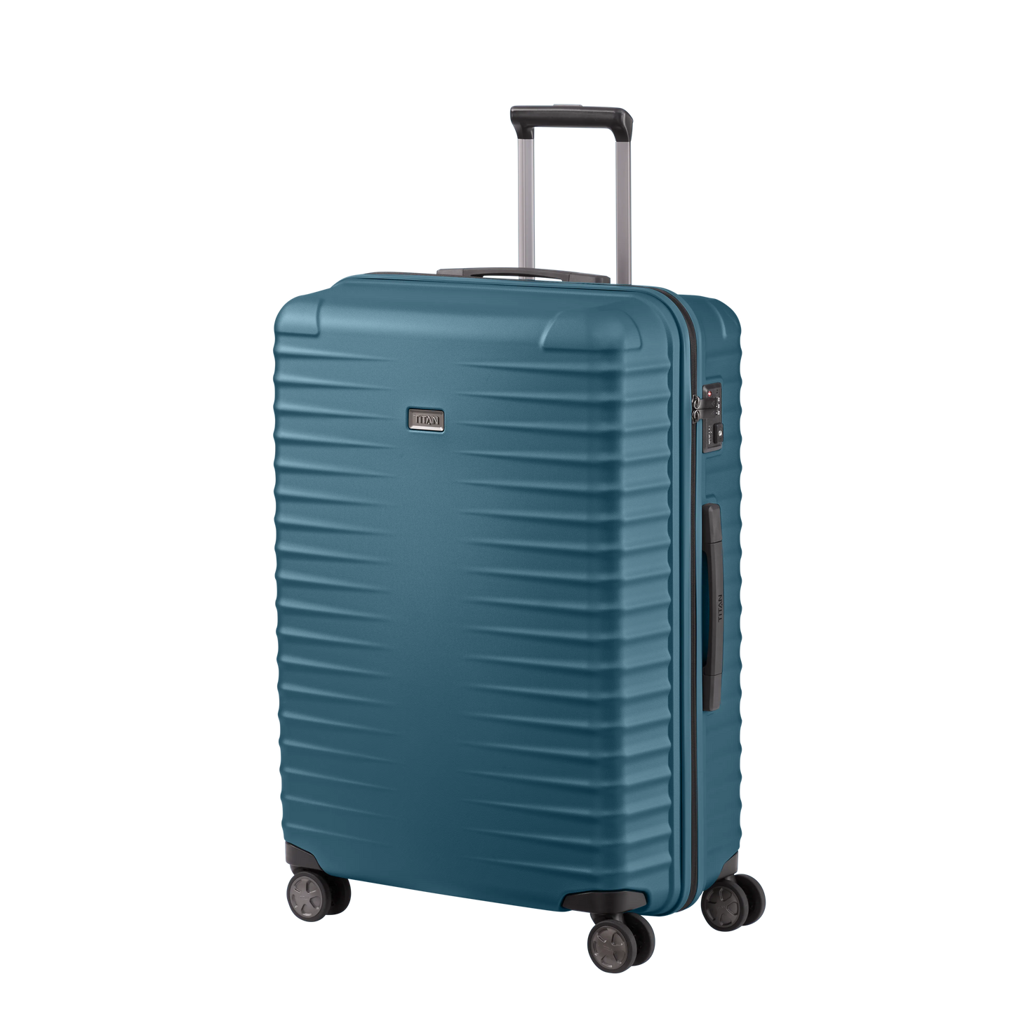 LITRON Trolley L Hard Shell Suitcase in Lightweight Polycarbonate with TSA Lock - Large 100L Hold Luggage