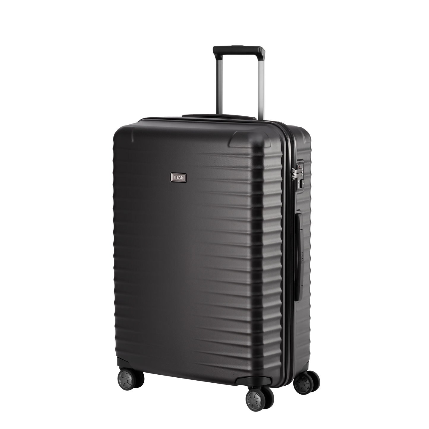 LITRON Trolley L Hard Shell Suitcase in Lightweight Polycarbonate with TSA Lock - Large 100L Hold Luggage