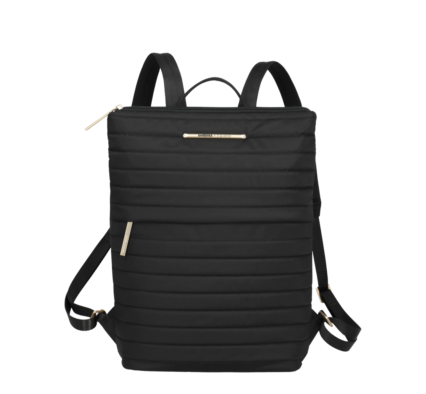 Zaino Travelite Barbara Stepp nero, elegante e ideale per viaggi urbani