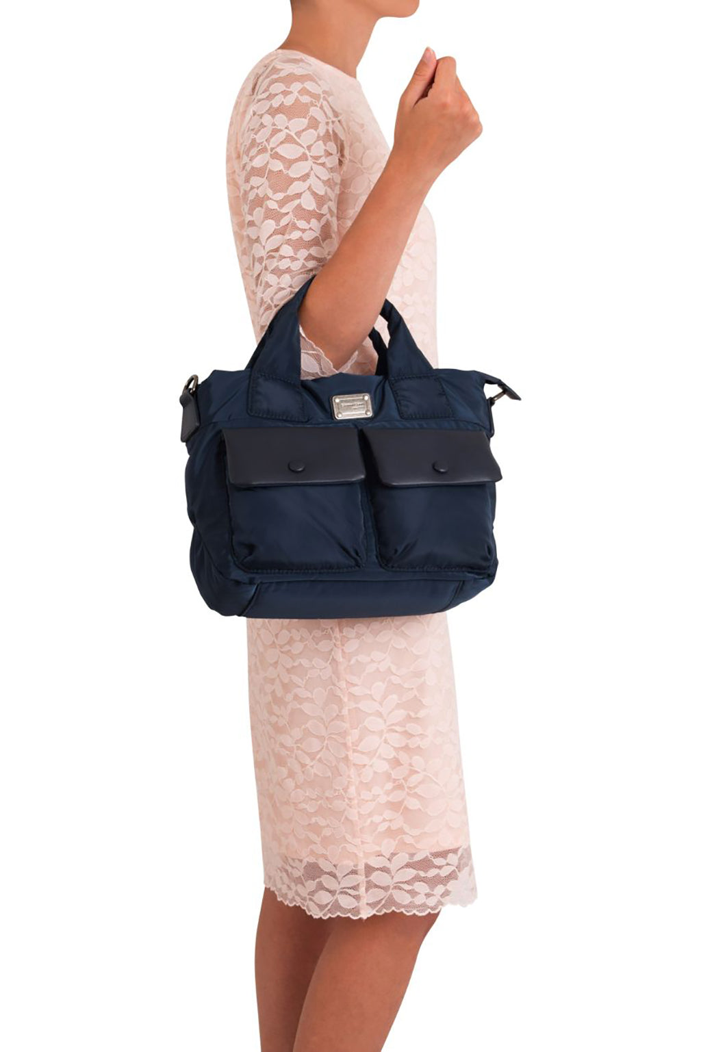 Sac en cuir et nylon