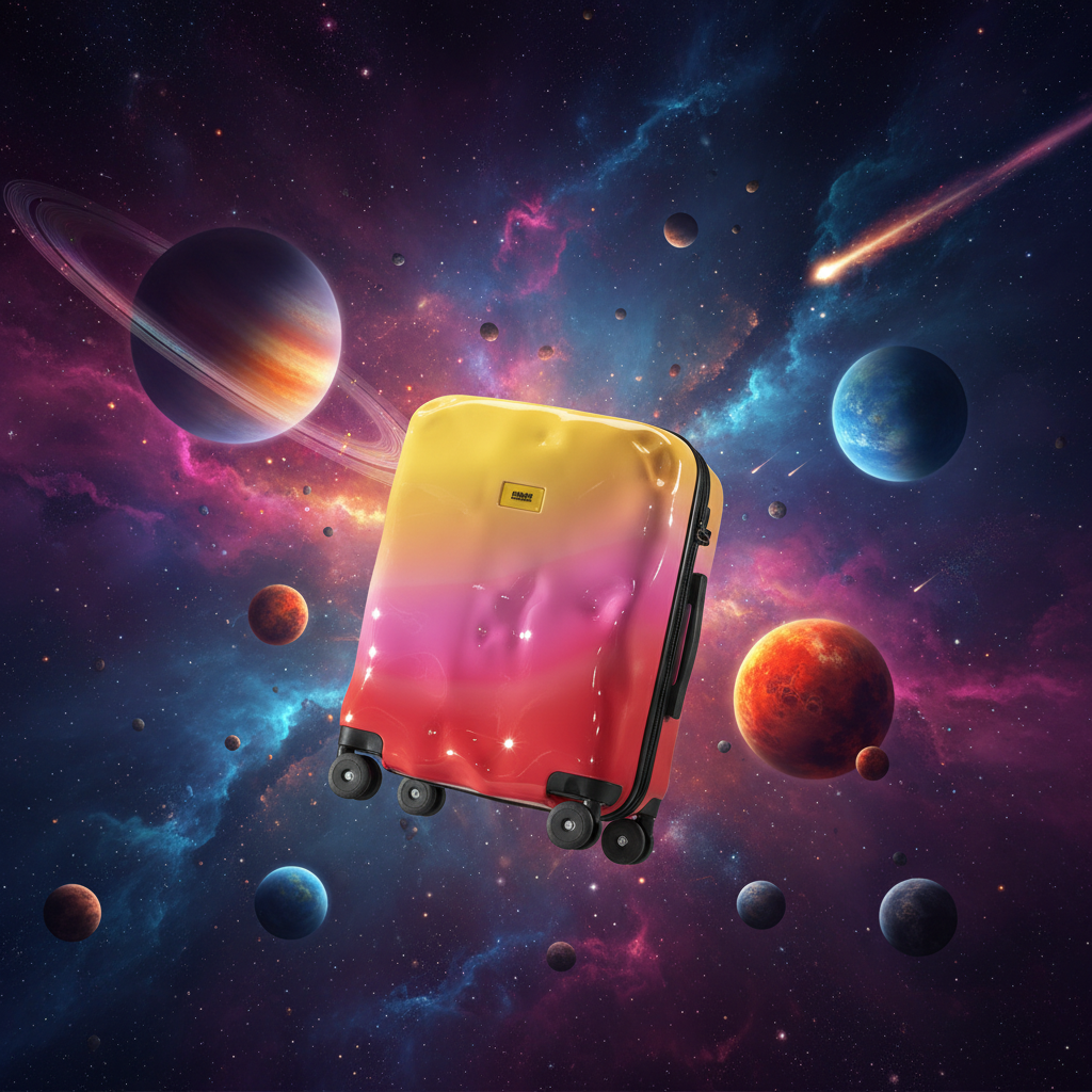 Valigie Spaziali: Crash Baggage Lunar – design cosmico per viaggiatori fuori dall’ordinario