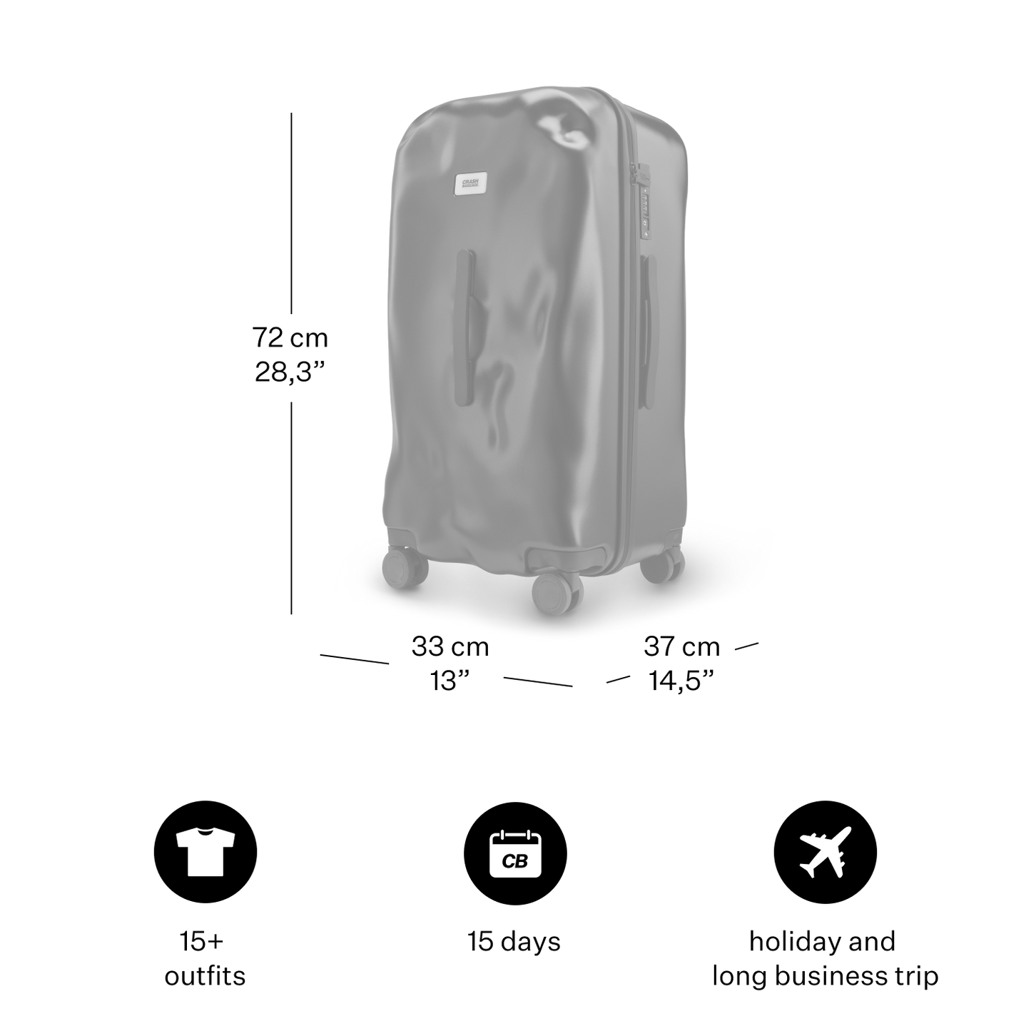 Valise COFFRE À BAGAGES CRASH