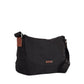 Leather and nylon bag