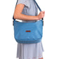 Leather and nylon bag