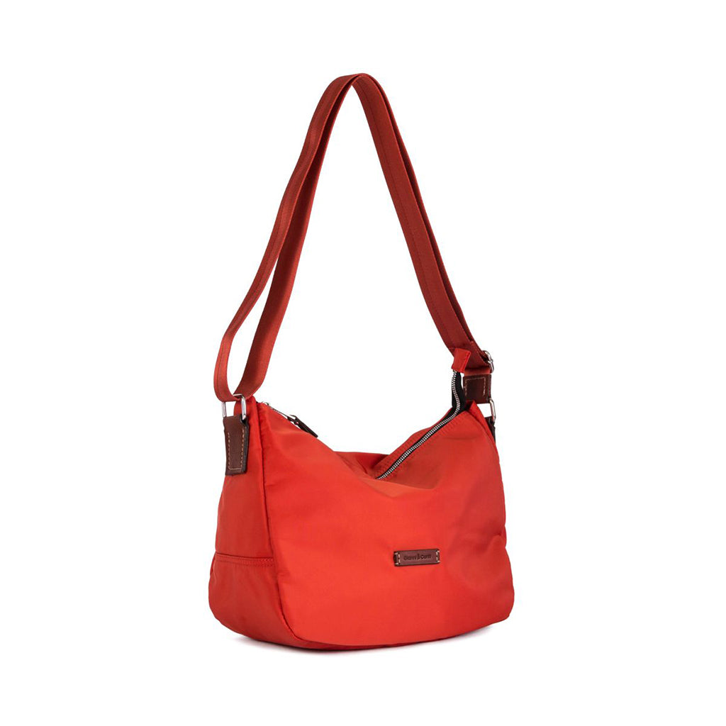 Leather and nylon bag
