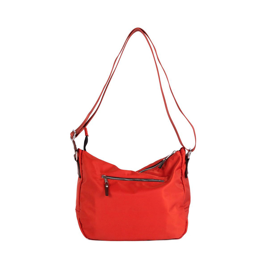 Leather and nylon bag