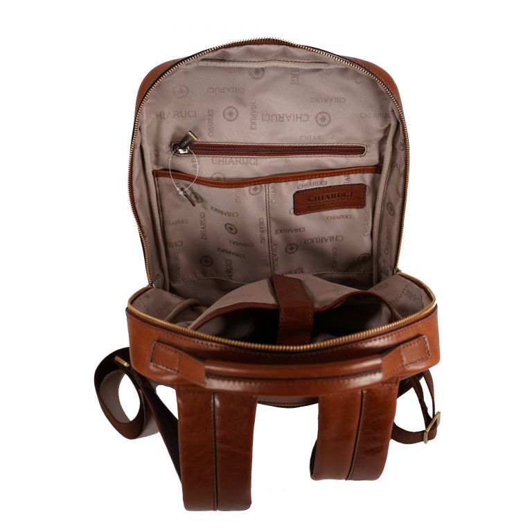 Men's backpack laptop holder LEATHER Chiarugi