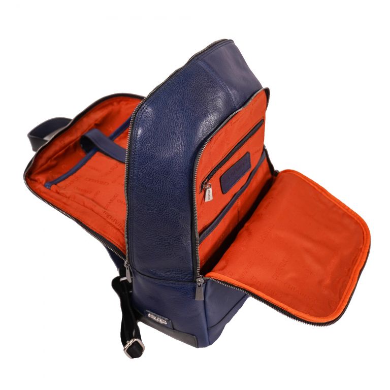 Men's backpack laptop holder LEATHER Chiarugi