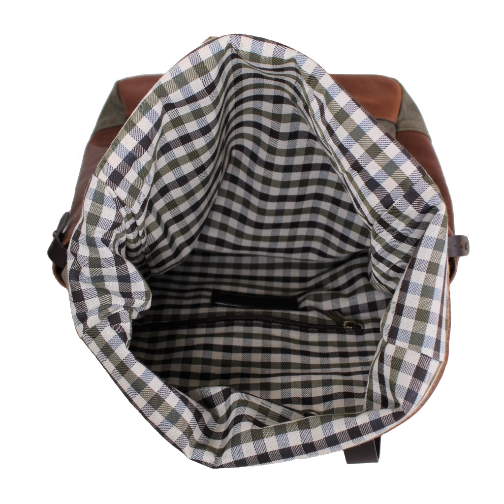 Men's backpack laptop holder LEATHER Chiarugi