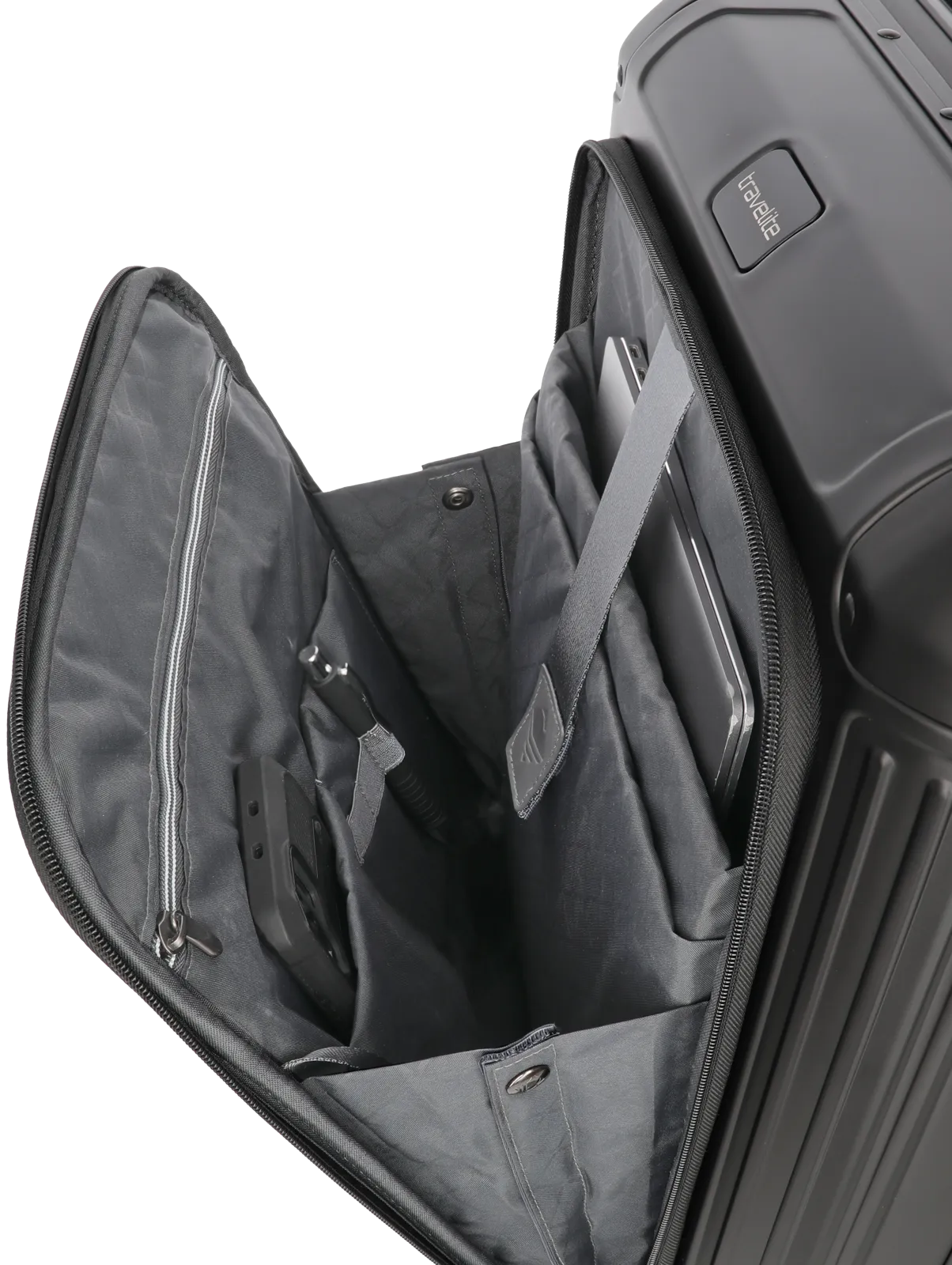 TRAVELITE NEXT Cabin Aluminum Hand Luggage Suitcase with Laptop Pocket