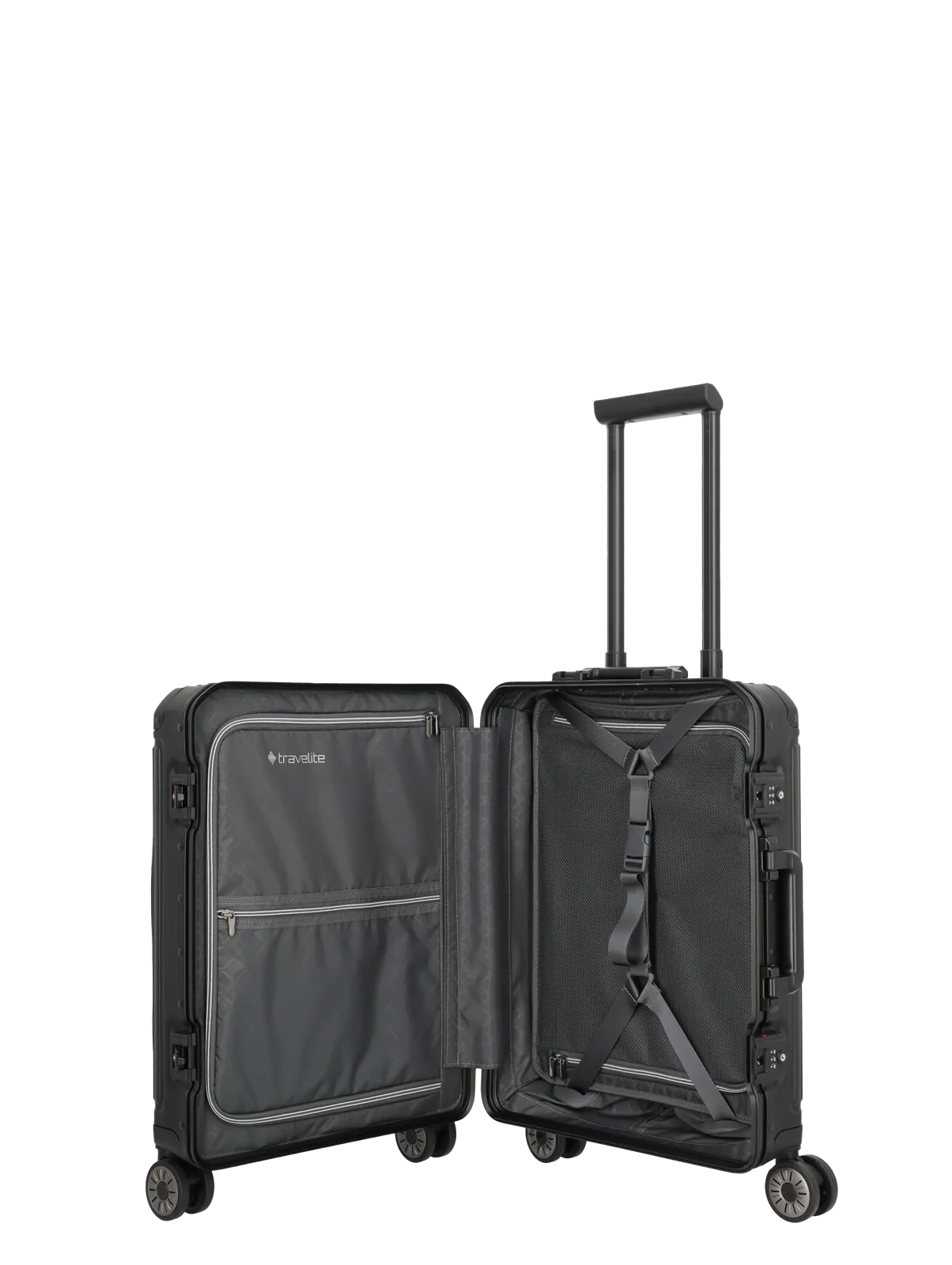 TRAVELITE NEXT Cabin Aluminum Hand Luggage Suitcase with Laptop Pocket