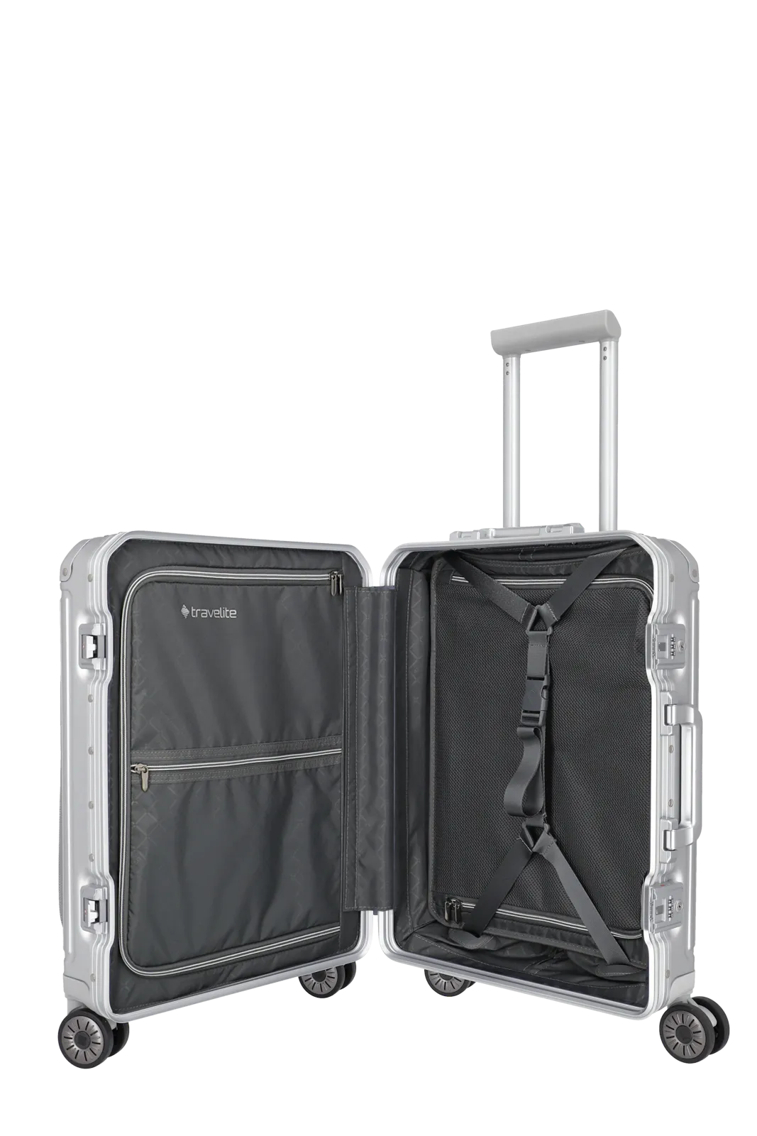 TRAVELITE NEXT Cabin Aluminum Hand Luggage Suitcase with Laptop Pocket