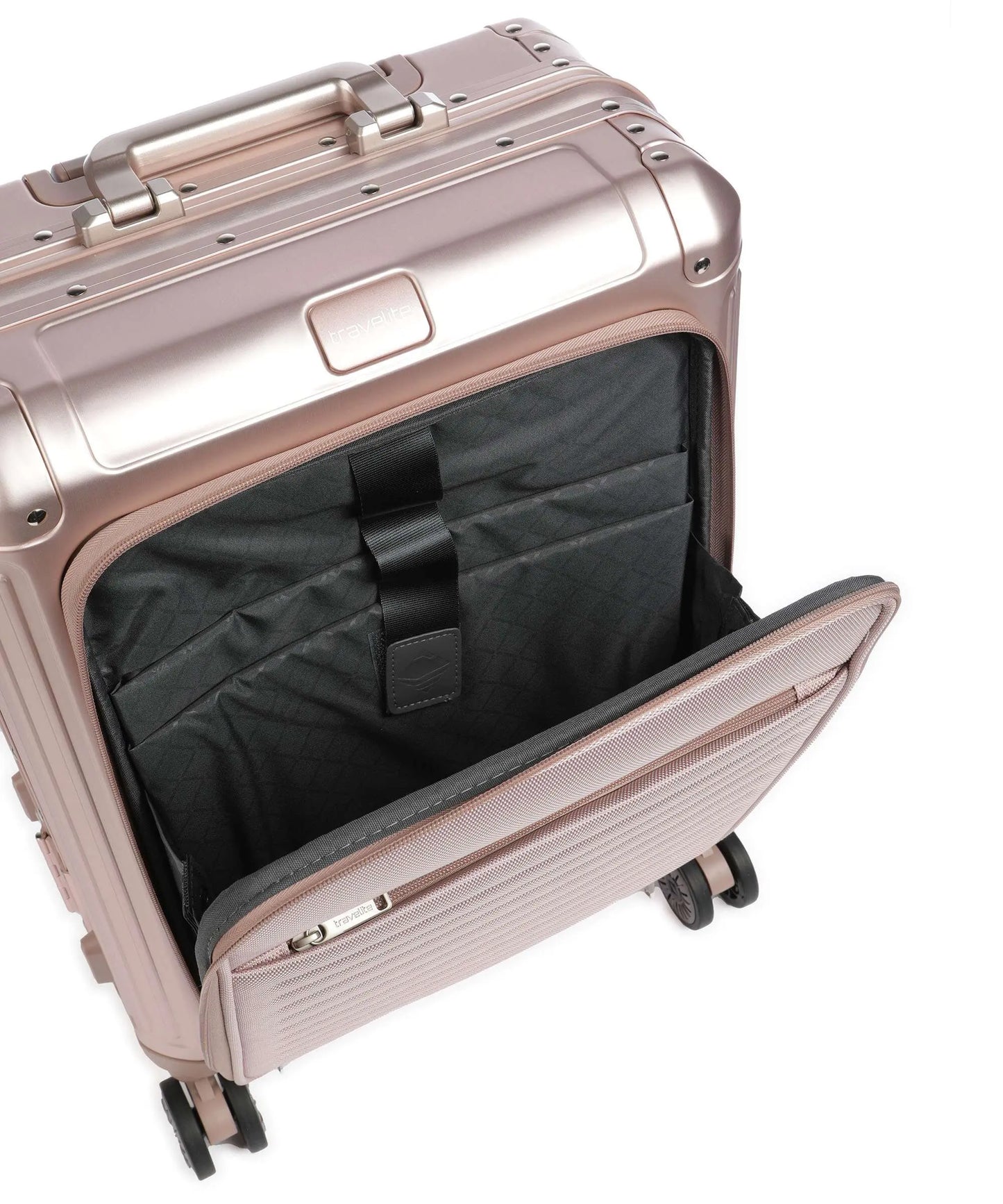 TRAVELITE NEXT Cabin Aluminum Hand Luggage Suitcase with Laptop Pocket