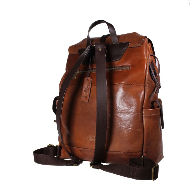 Men's backpack laptop holder LEATHER Chiarugi