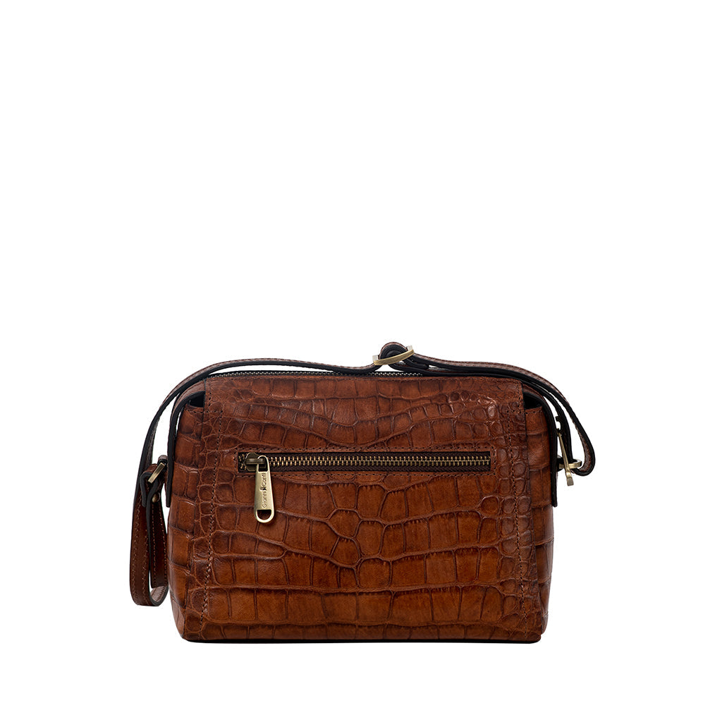 Leather shoulder bag