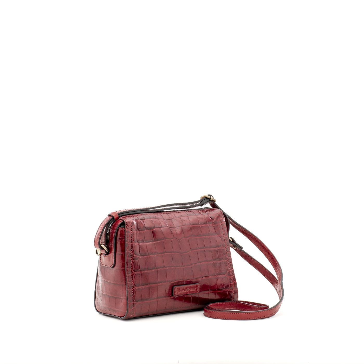 Leather shoulder bag