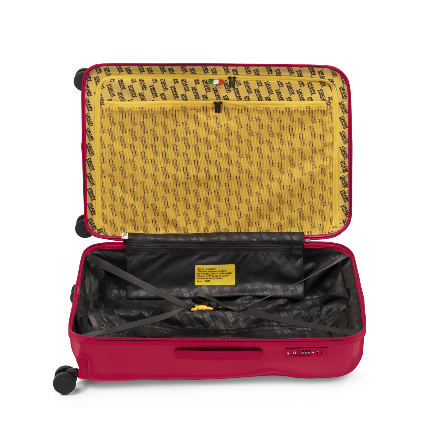 CRASH BAGGAGE ICON Large Dented Suitcase