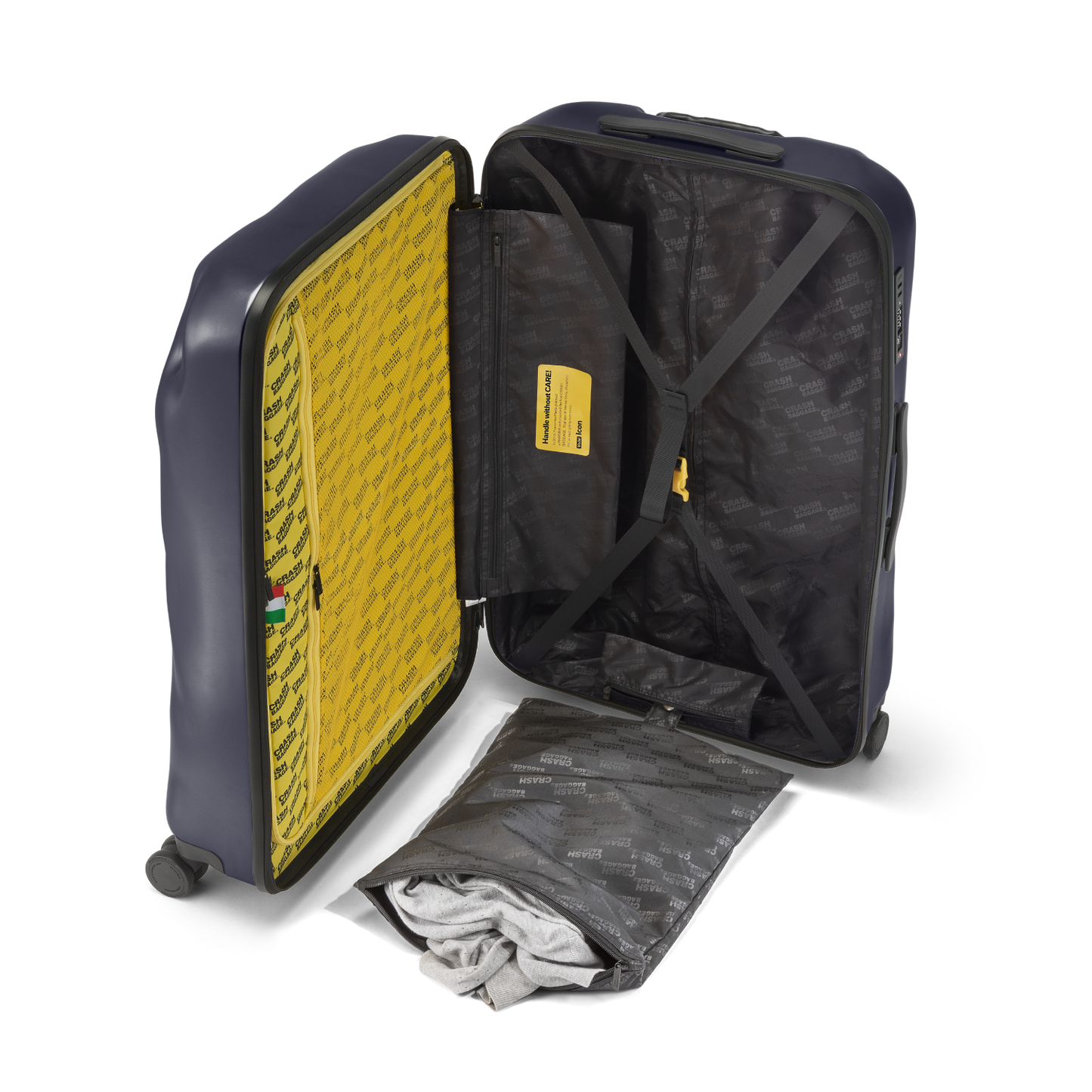 CRASH BAGGAGE ICON Large Dented Suitcase