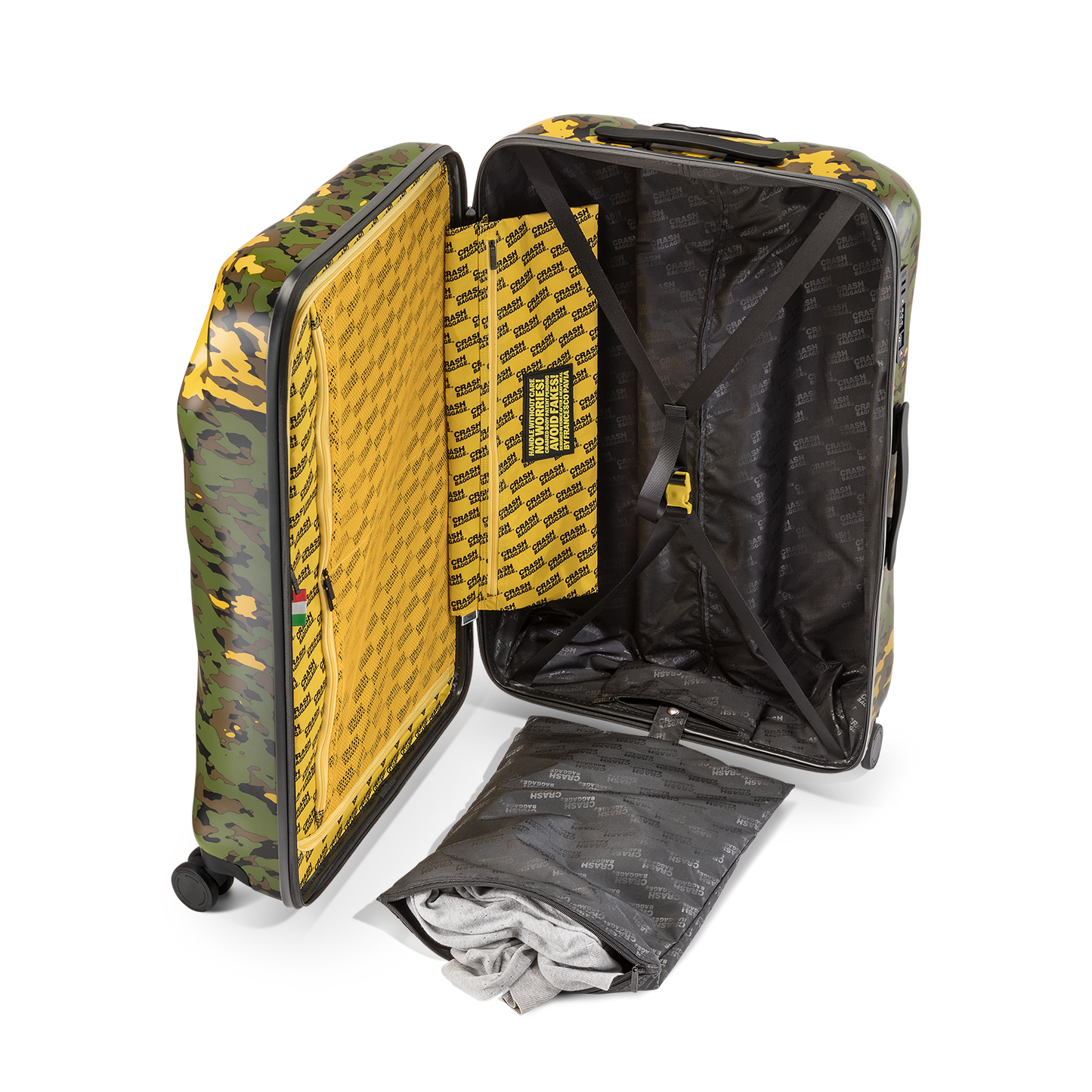 CRASH BAGGAGE ICON Large Dented Suitcase