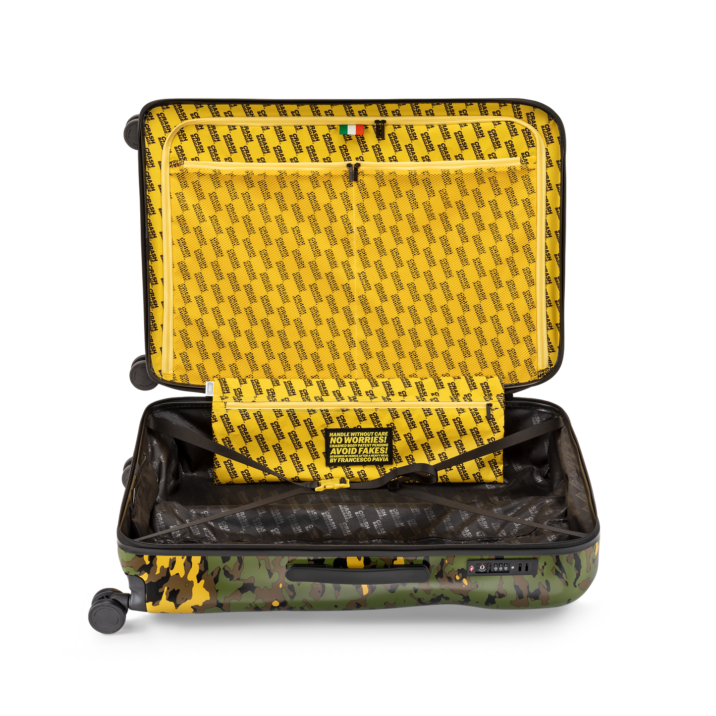 CRASH BAGGAGE ICON Large Dented Suitcase