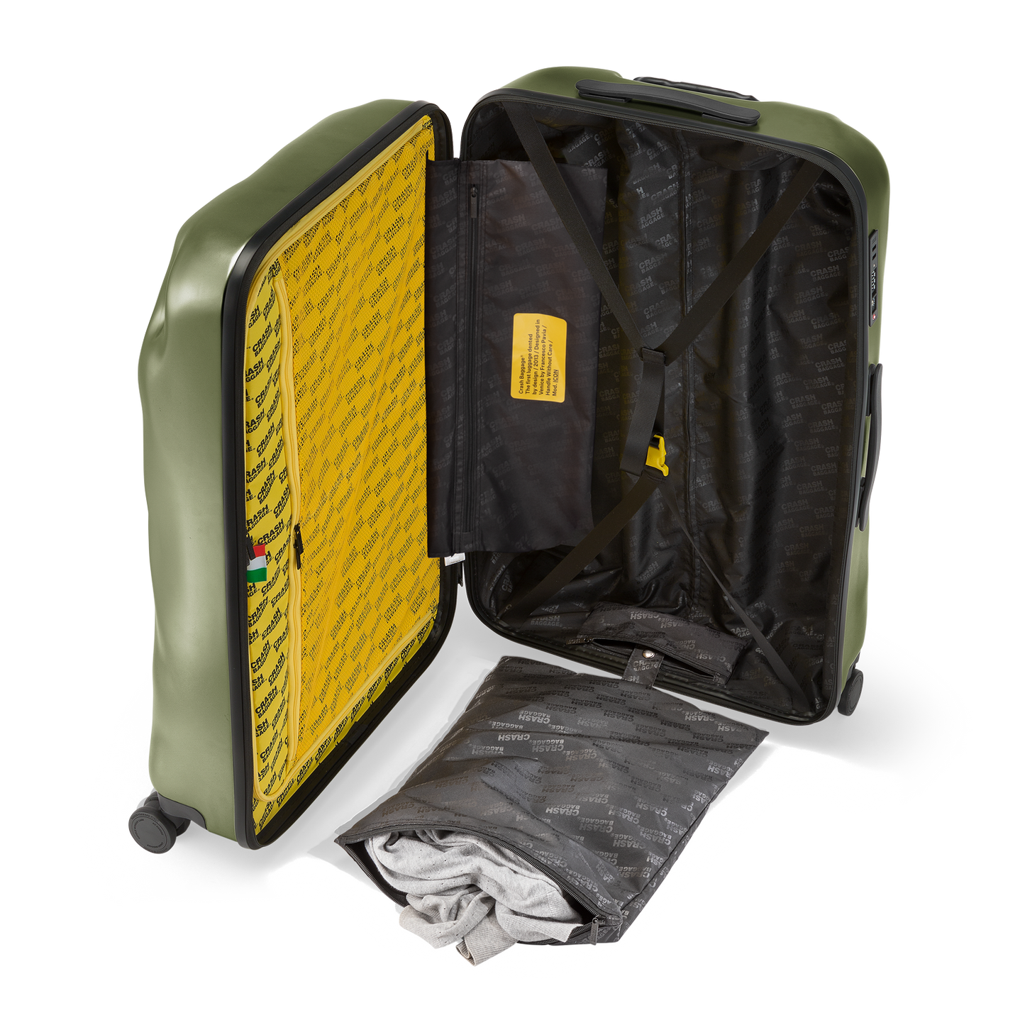 CRASH BAGGAGE ICON Large Dented Suitcase