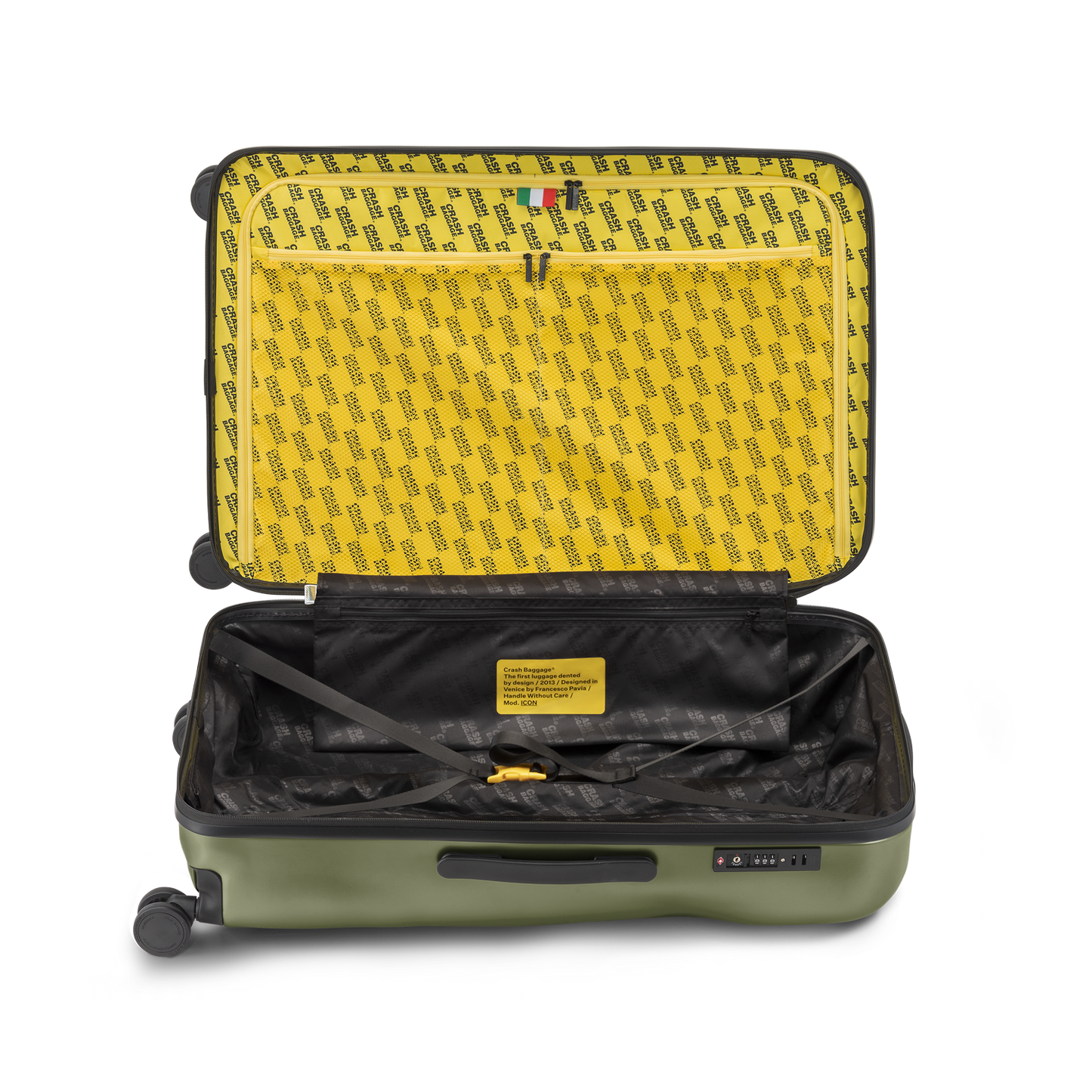 CRASH BAGGAGE ICON Large Dented Suitcase