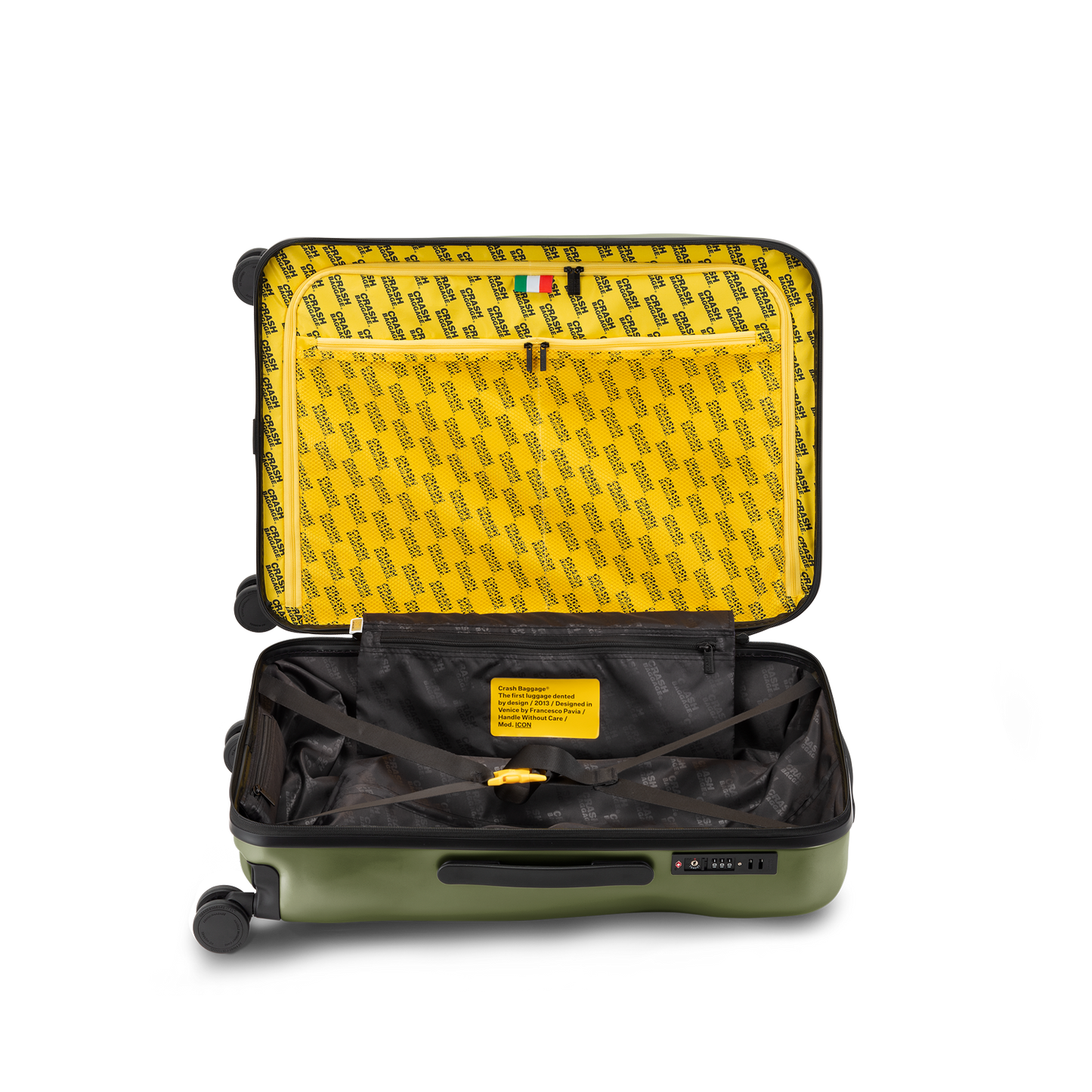 CRASH BAGGAGE ICON medium dented suitcase