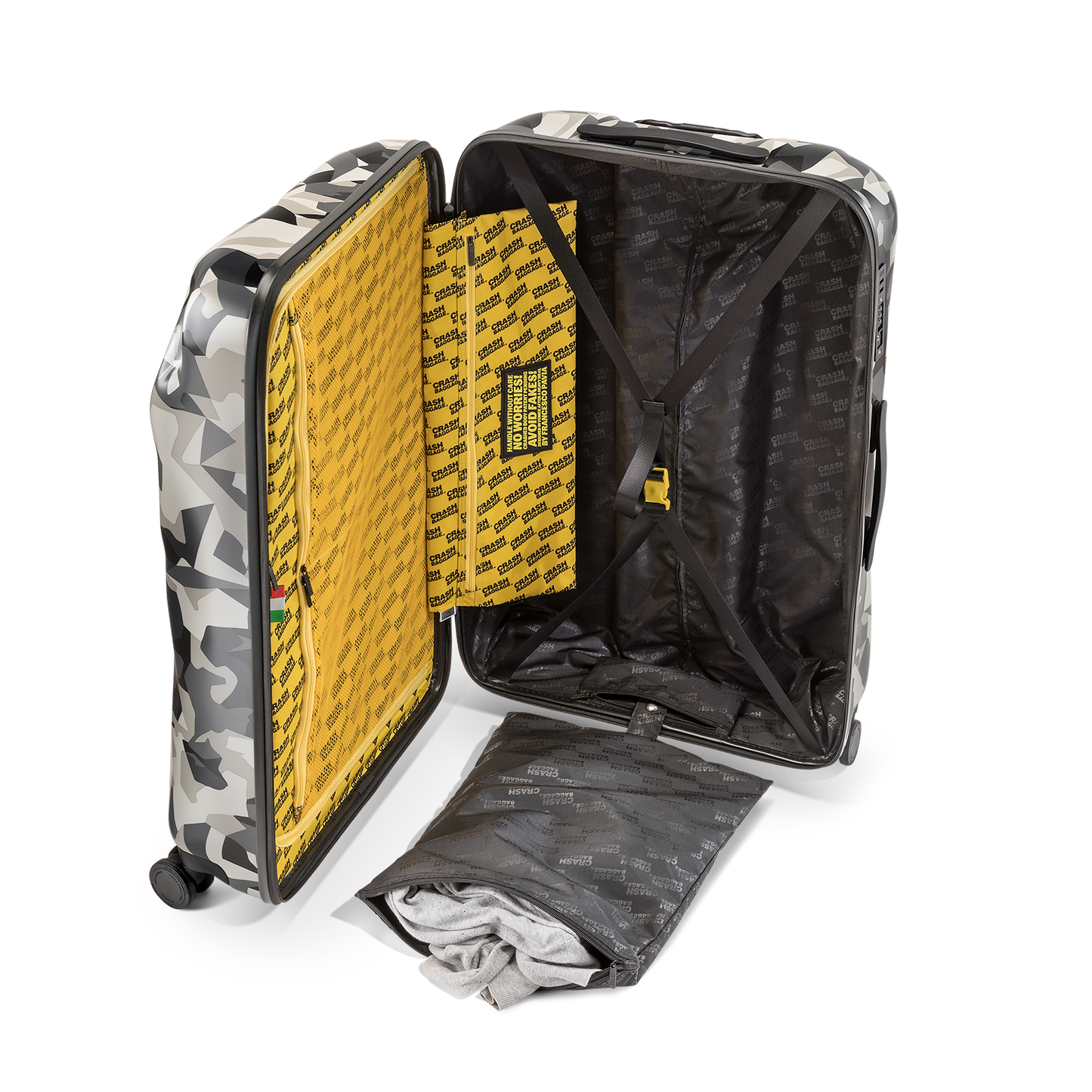 CRASH BAGGAGE ICON Large Dented Suitcase