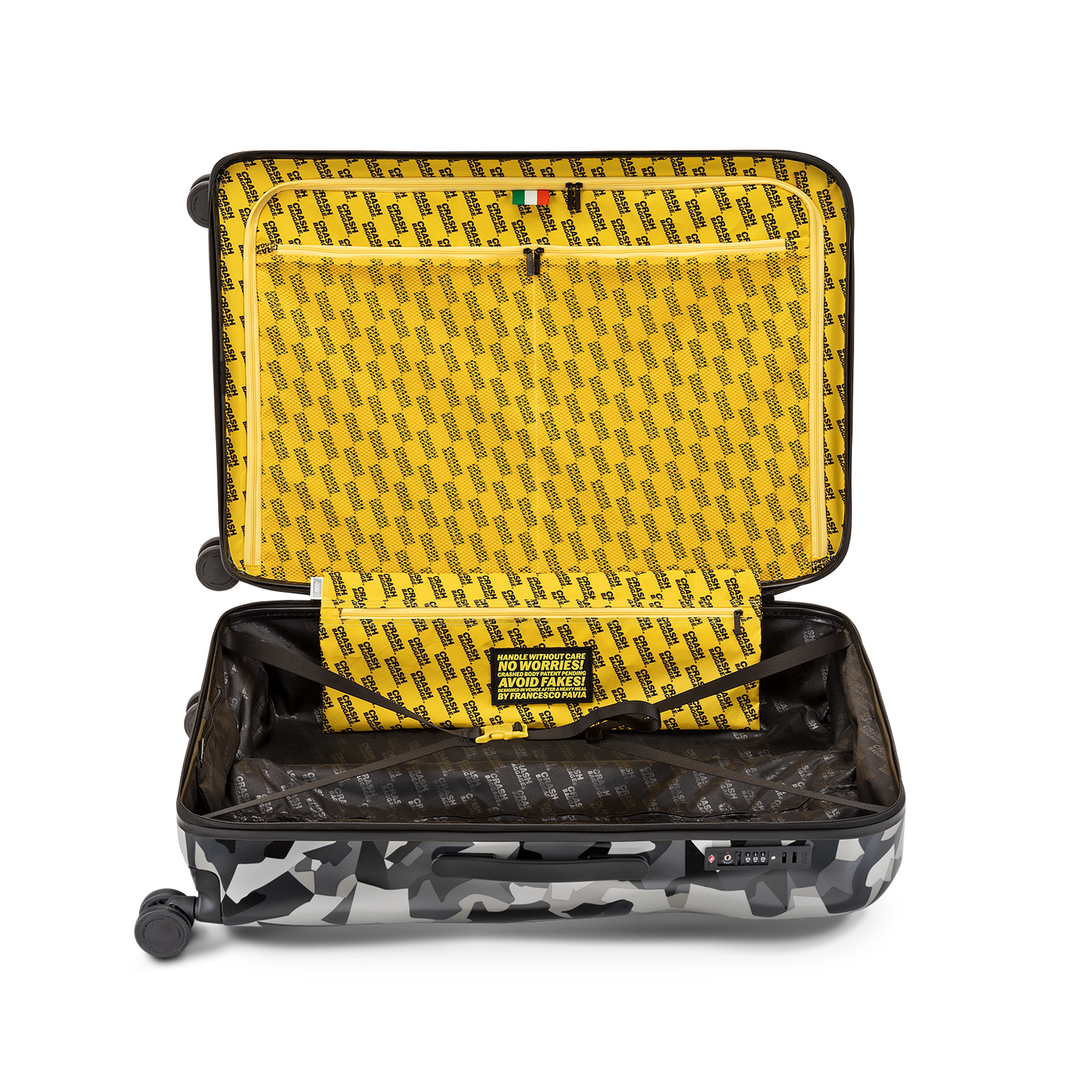 CRASH BAGGAGE ICON Large Dented Suitcase