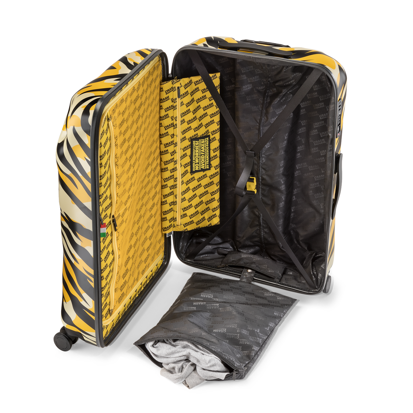 CRASH BAGGAGE ICON Large Dented Suitcase