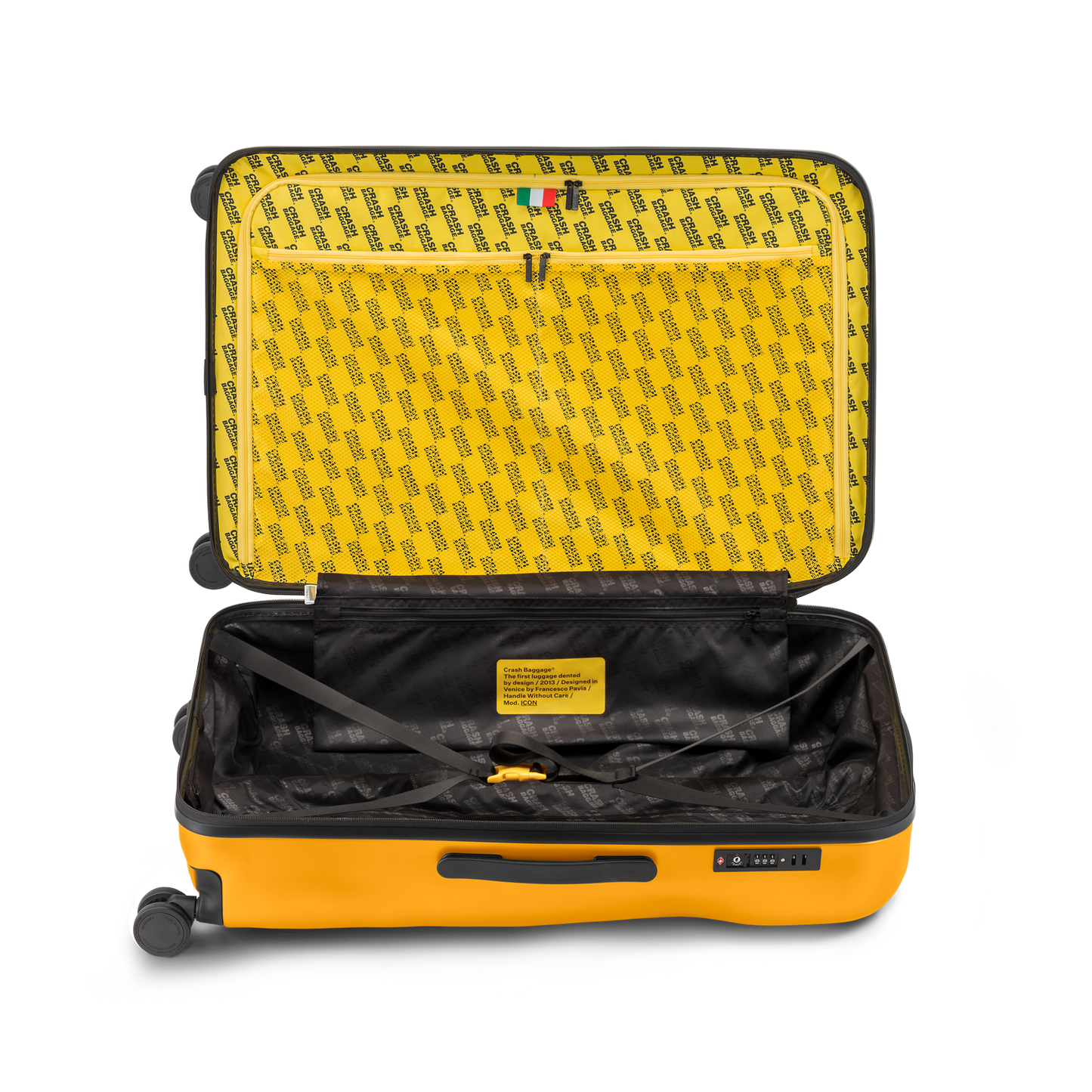 CRASH BAGGAGE ICON Large Dented Suitcase