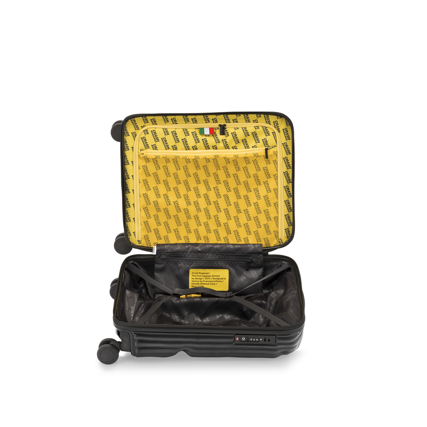 CRASH BAGGAGE STRIPE Small Dented Suitcase