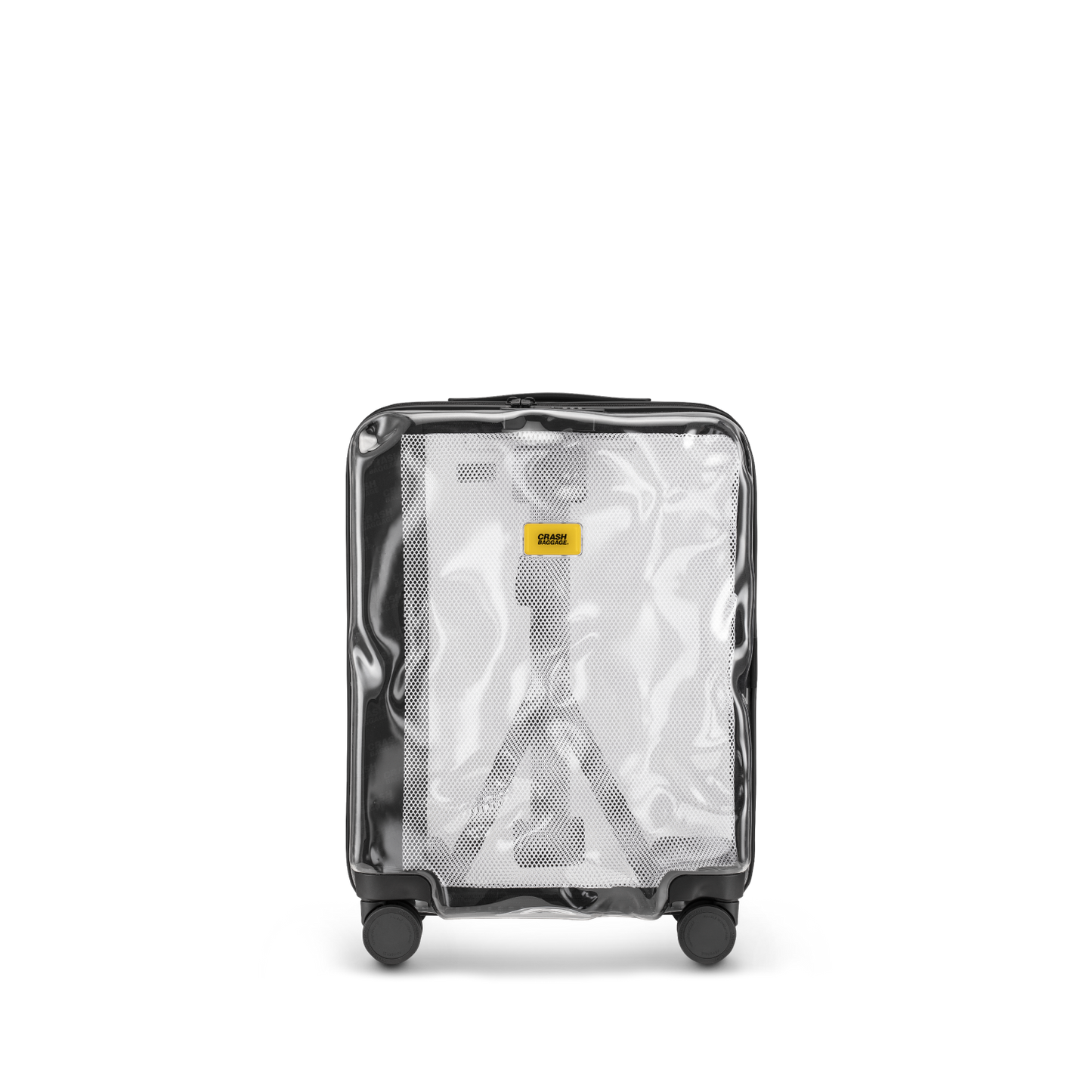 CRASH BAGGAGE TRANSPARENT small dented suitcase