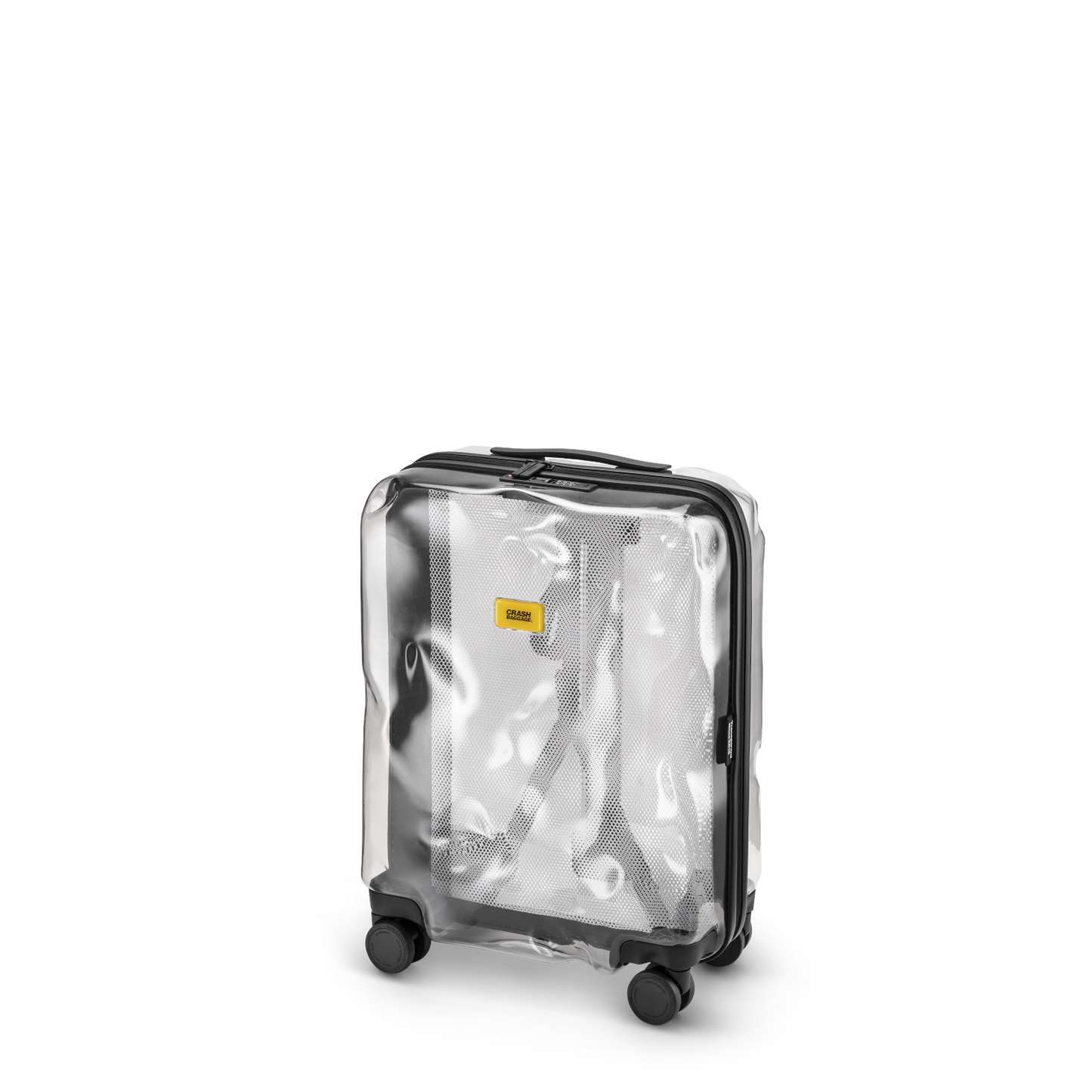 CRASH BAGGAGE TRANSPARENT small dented suitcase