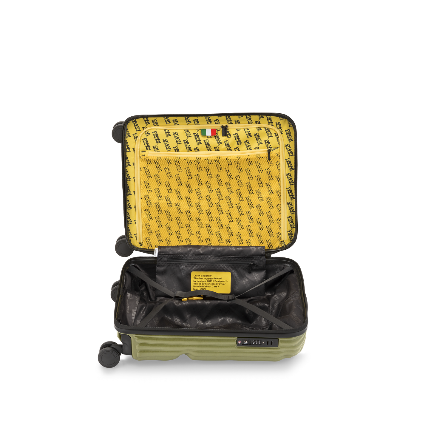 CRASH BAGGAGE STRIPE Small Dented Suitcase