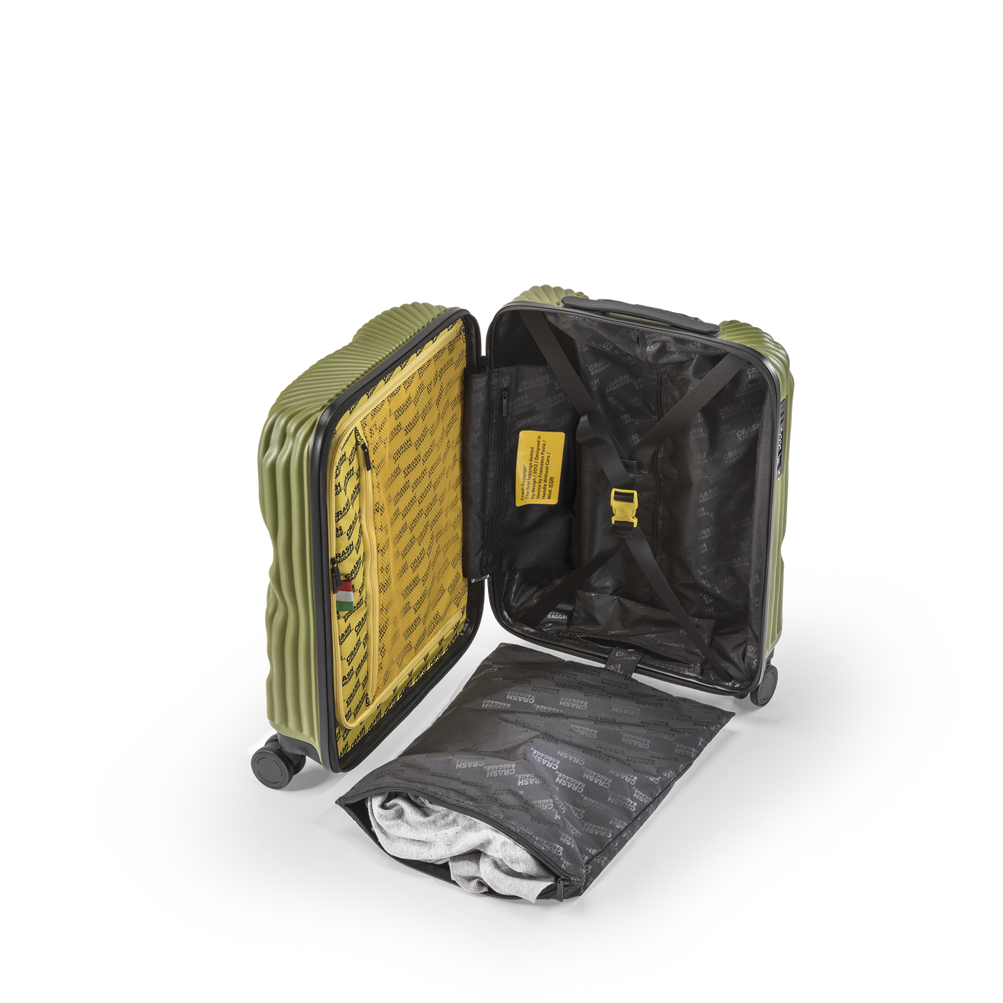 CRASH BAGGAGE STRIPE Small Dented Suitcase