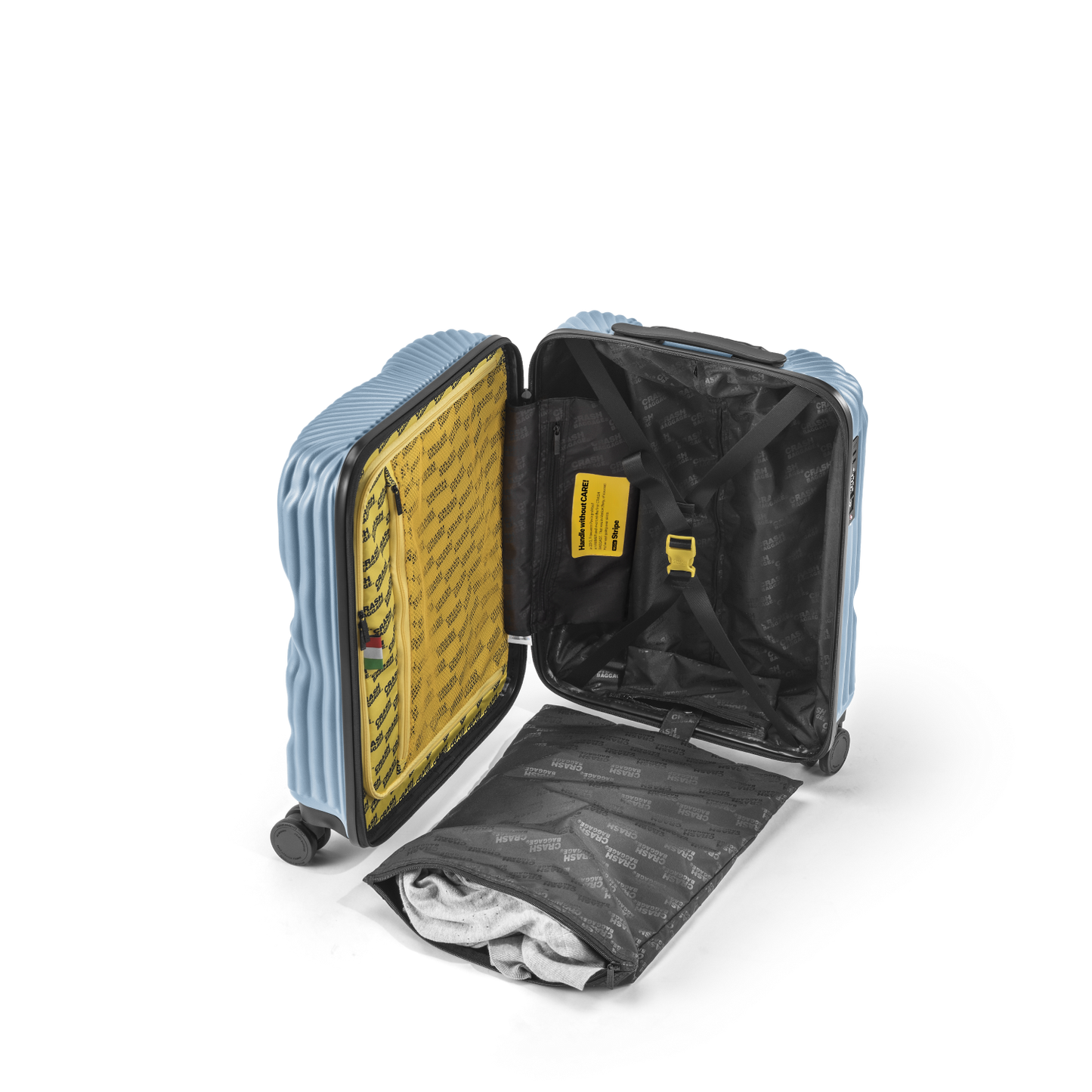 CRASH BAGGAGE STRIPE Small Dented Suitcase