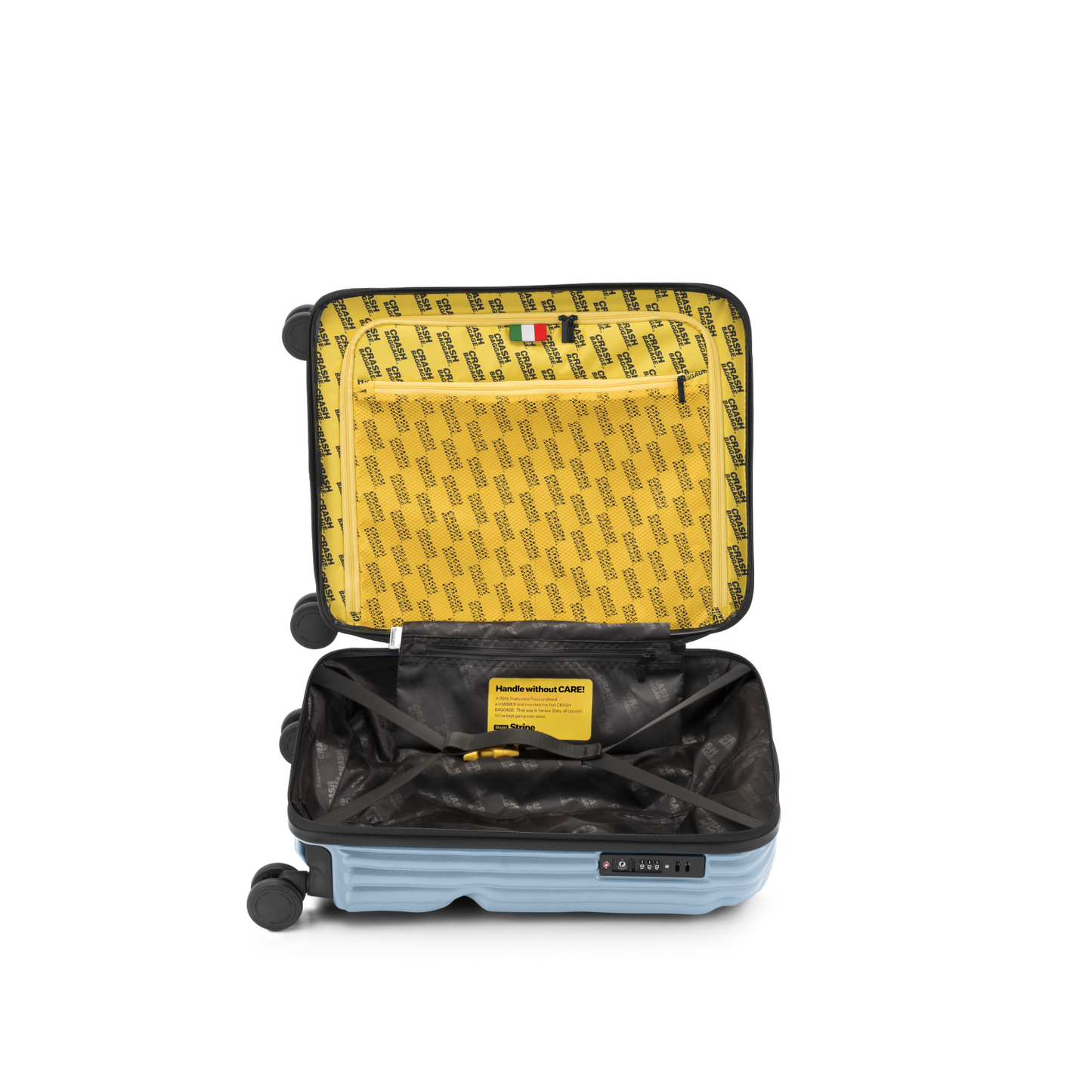 CRASH BAGGAGE STRIPE Small Dented Suitcase